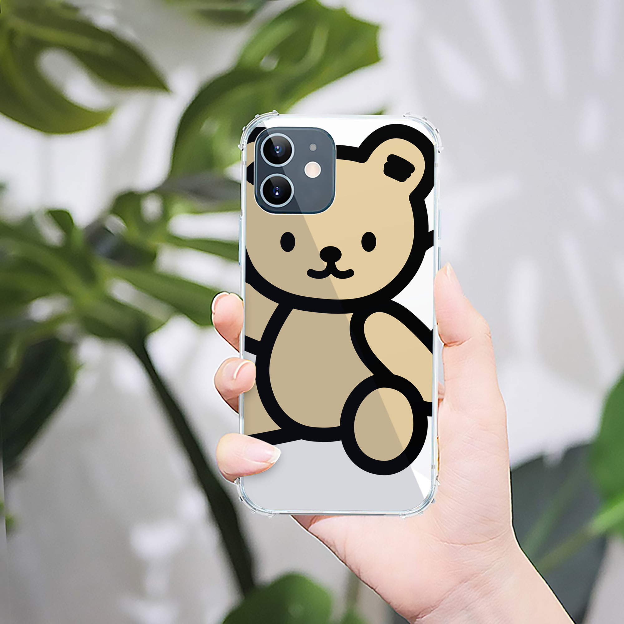 （画像用） Hello Kitty ハローキティ 【iPhone 12シリーズ対応】透明スマホケース（クリアソフトケース）